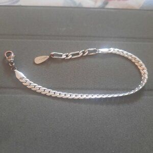 Jenny Bird Wallace Chain Bracelet - Silver Tone